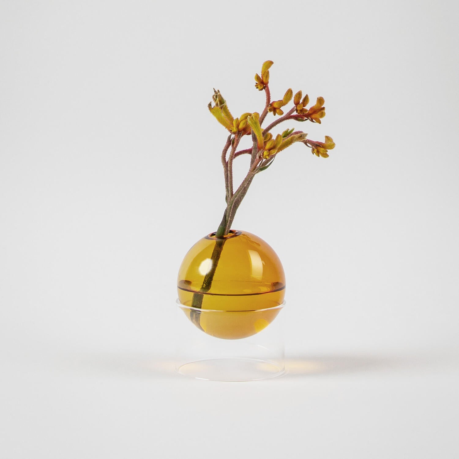 Flower Bubble vase, lav - Amber